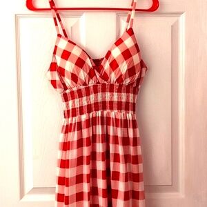 NWT Checkered Maxi Dress